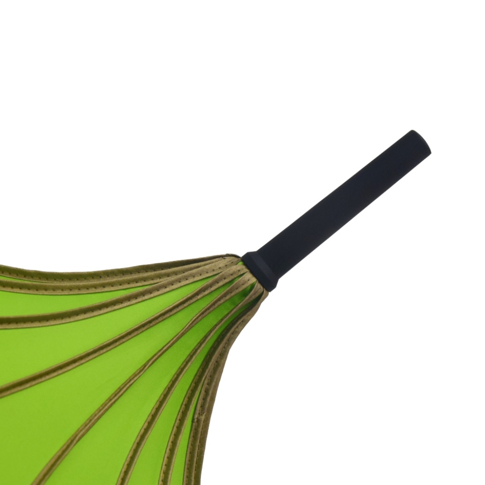 Green & Gold Parasol Style Umbrella by Nola Fabiola (Factory Second) - Picture 9 of 9